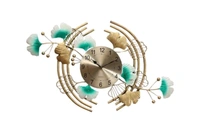 Decorative Metal Wal Clock - Free Size, Metal, Decorative, Pack of 1